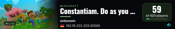 Constantiam. Do as you will.
Zardbark was here! live status badge