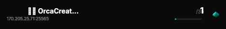              ≋≋ OrcaCreative  [1.21] ≋≋Discord.me/OrcaCreative live status badge