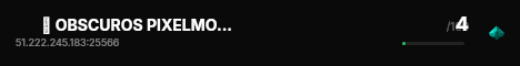        ❂ OBSCUROS PIXELMON ❂ 9.1.13
Quests • Original Features • Regional Pokémon live status badge