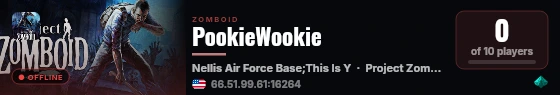PookieWookie live status badge