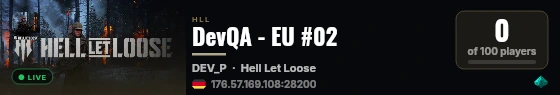DevQA - EU #02 live status badge