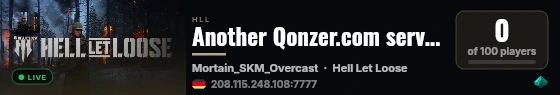 Another Qonzer.com server is born! live status badge