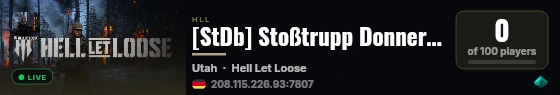 [StDb] Stoßtrupp Donnerbalken Public/Event [GER] 25+ live status badge