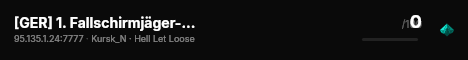 [GER] 1. Fallschirmjäger-Division Server live status badge