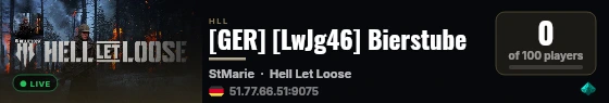 [GER] [LwJg46] Bierstube live status badge
