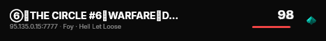 ⑥︱THE CIRCLE #6︱WARFARE︱DISCORD.GG/THE-CIRCLE live status badge