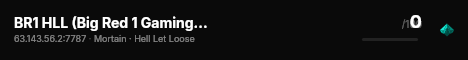 BR1 HLL (Big Red 1 Gaming) - discord.gg/br1 live status badge