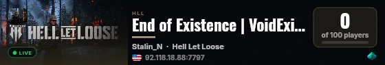 End of Existence | VoidExistence.com live status badge