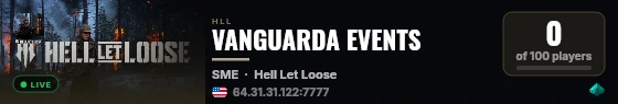 VANGUARDA EVENTS live status badge