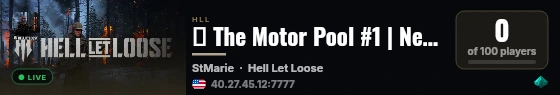 △ The Motor Pool #1 | New Player Friendly live status badge
