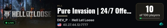 Pure Invasion | 24/7 Offensive | Discord.gg/pureinvasion live status badge