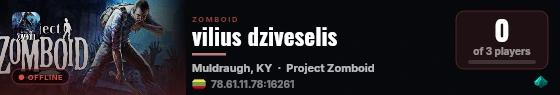 vilius dziveselis live status badge