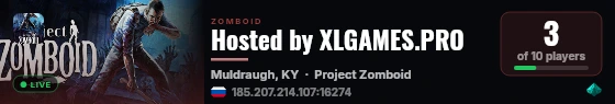 Hosted by XLGAMES.PRO live status badge
