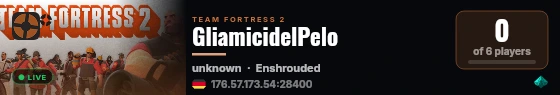 GliamicidelPelo live status badge