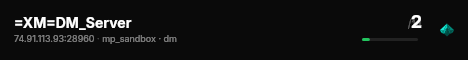 =XM=DM_Server live status badge
