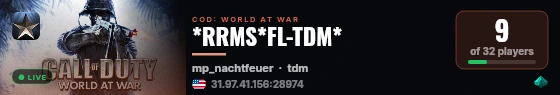 *RRMS*FL-TDM* live status badge