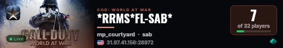 *RRMS*FL-SAB* live status badge