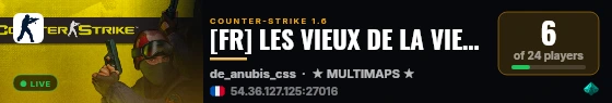 [FR] LES VIEUX DE LA VIEILLE - MULTIMAP FUN - 16k$ - TICK100 live status badge