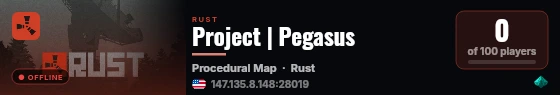 Project | Pegasus live status badge