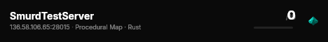 SmurdTestServer live status badge