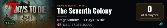 The Seventh Colony live status badge