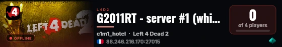 G2011RT - server #1 (whitelisted) live status badge