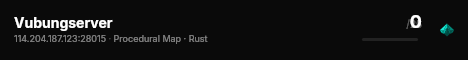 Vubungserver live status badge