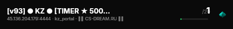 [v93] ● KZ ● [TIMER ★ 500+ MAPS ★ 100TICK] live status badge