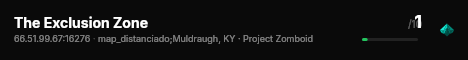 The Exclusion Zone live status badge