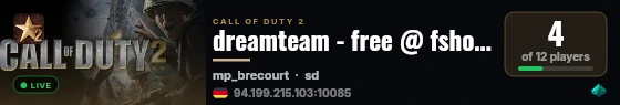 dreamteam - free @ fshost.me live status badge