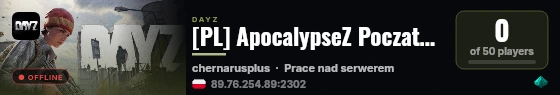 [PL] ApocalypseZ Poczatek Konca PVP PVE Budowa live status badge