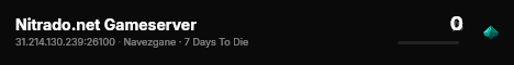 Nitrado.net Gameserver live status badge