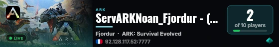 ServARKNoan_Fjordur - (v361.7) live status badge