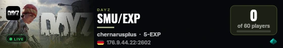 SMU/EXP live status badge