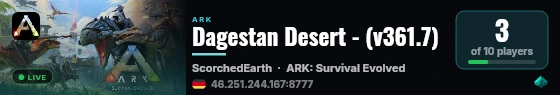 Dagestan Desert - (v361.7) live status badge