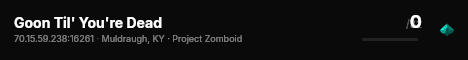 Goon Til' You're Dead live status badge