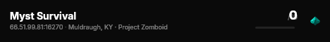 Myst Survival live status badge