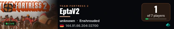 EptaV2 live status badge