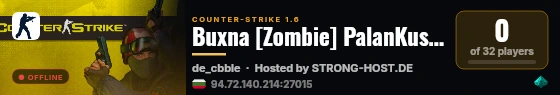 DS Gaming P͇̿U͇̿B͇̿L͇̿I͇̿C͇̿ Server live status badge