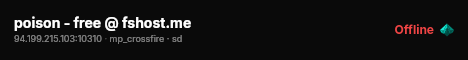 poison - free @ fshost.me live status badge