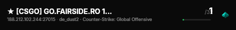★ [CSGO] GO.FAIRSIDE.RO 128tick FREE VIP SKINS SHOP CREDITS live status badge