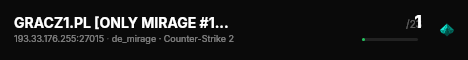 GRACZ1.PL [ONLY MIRAGE #1] SKINY | NOZE | REKAWICE live status badge