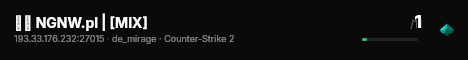 ██ NGNW.pl | [MIX] live status badge