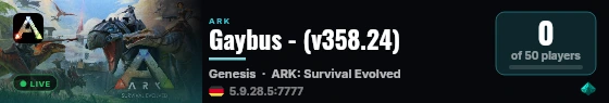 Gaybus - (v358.24) live status badge