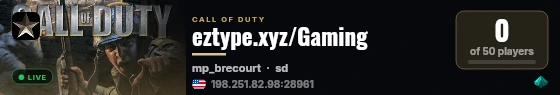 eztype.xyz/Gaming live status badge