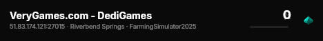 VeryGames.com - DediGames live status badge