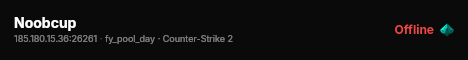 Noobcup live status badge