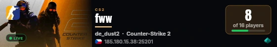 fww live status badge