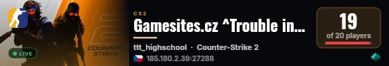 Gamesites.cz ^Trouble in Terrorist Town live status badge
