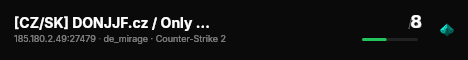 [CZ/SK] DONJJF.cz / Only Mirage #1 [SKINS, STICKERS, CHARMS] live status badge